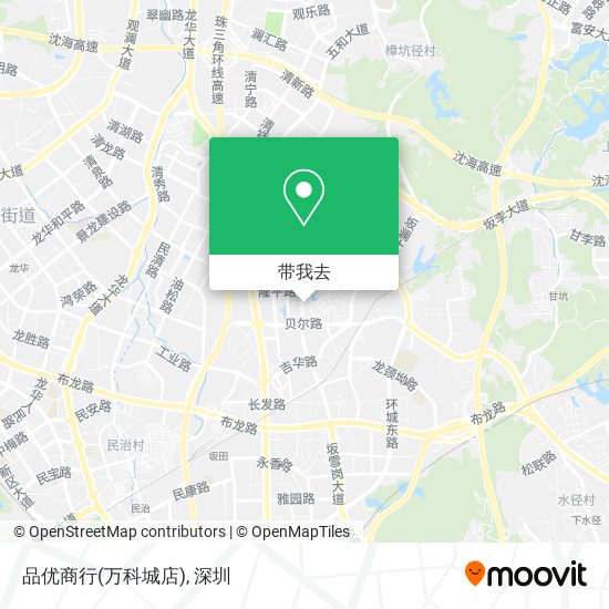 品优商行(万科城店)地图