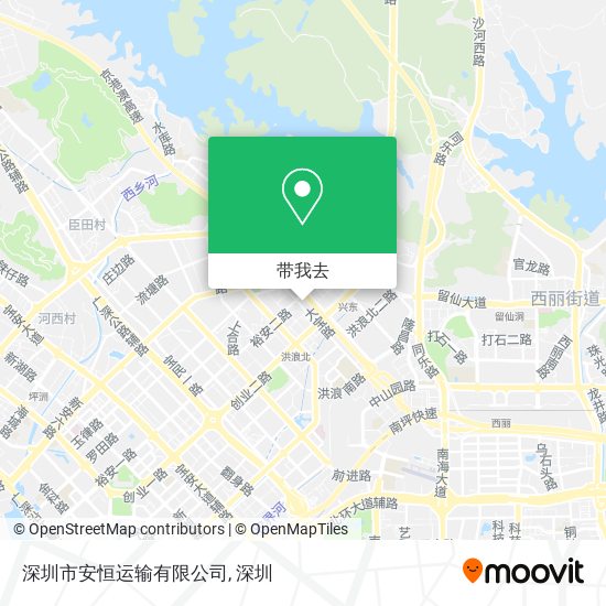 深圳市安恒运输有限公司地图