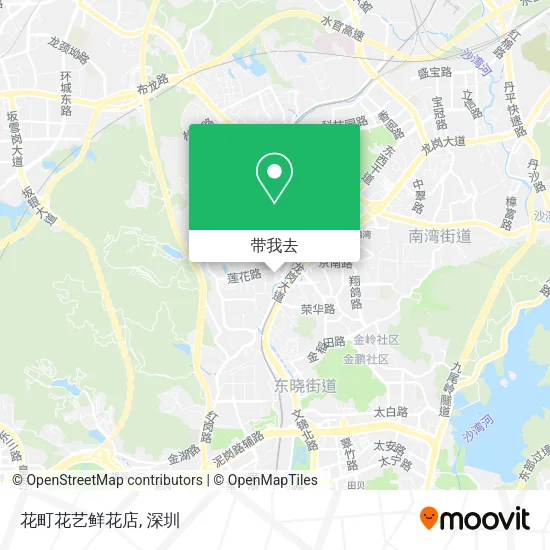 花町花艺鲜花店地图