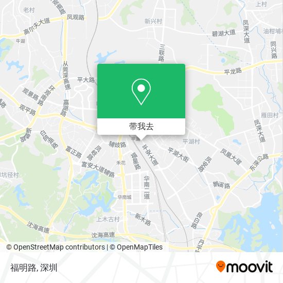 福明路地图