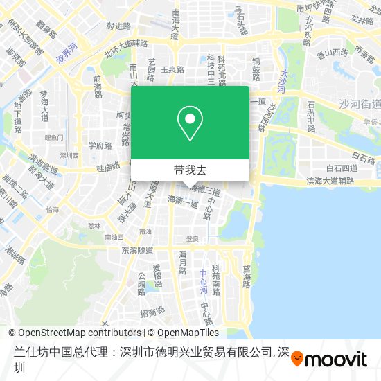 兰仕坊中国总代理：深圳市德明兴业贸易有限公司地图