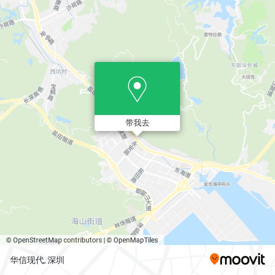 华信现代地图