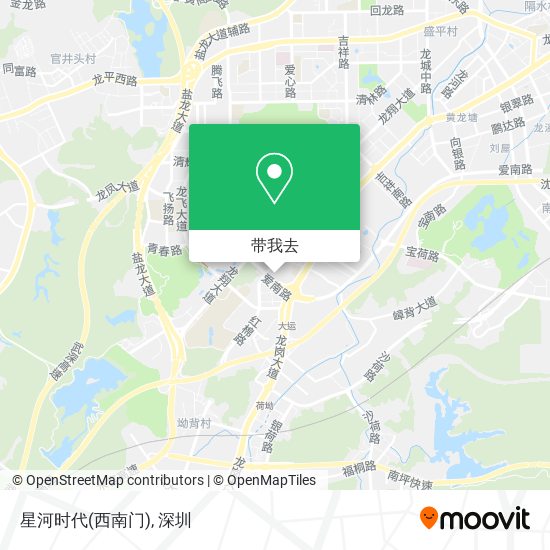 星河时代(西南门)地图