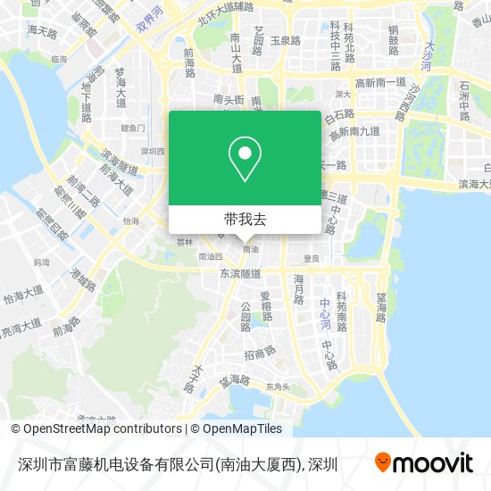 深圳市富藤机电设备有限公司(南油大厦西)地图