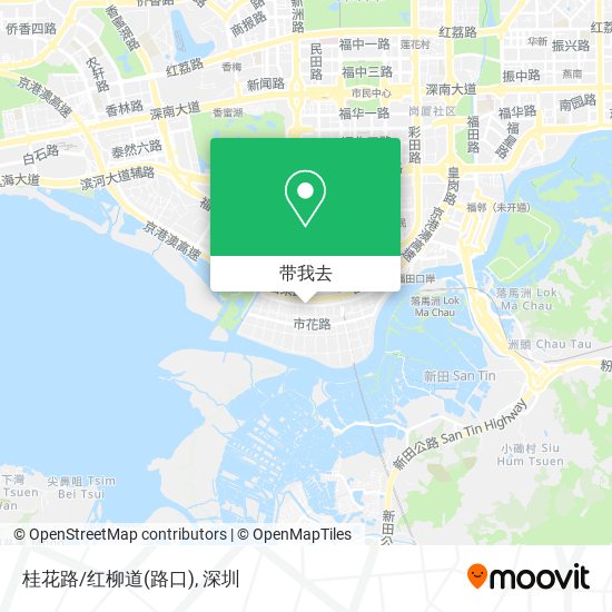 桂花路/红柳道(路口)地图
