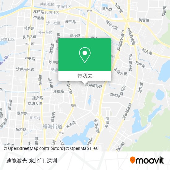 迪能激光-东北门地图