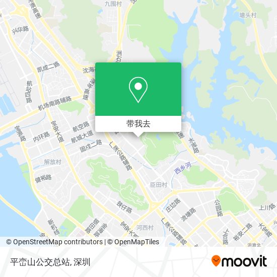 平峦山公交总站地图