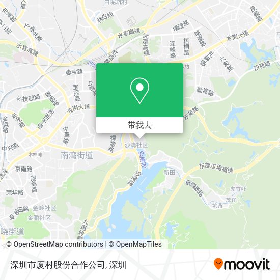 深圳市厦村股份合作公司地图