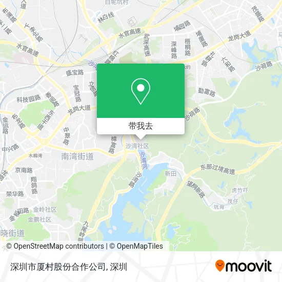 深圳市厦村股份合作公司地图