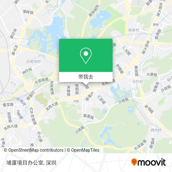 埔厦项目办公室地图