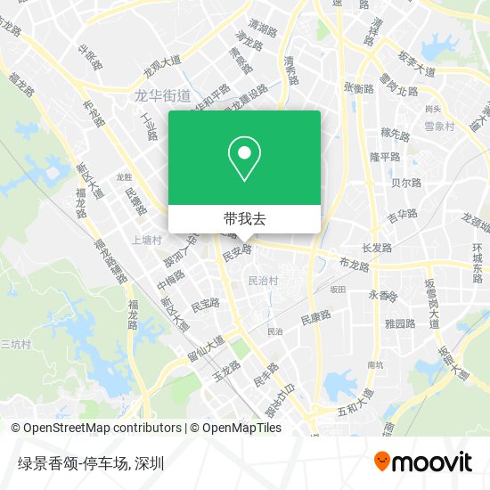 绿景香颂-停车场地图