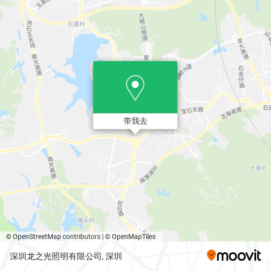 深圳龙之光照明有限公司地图