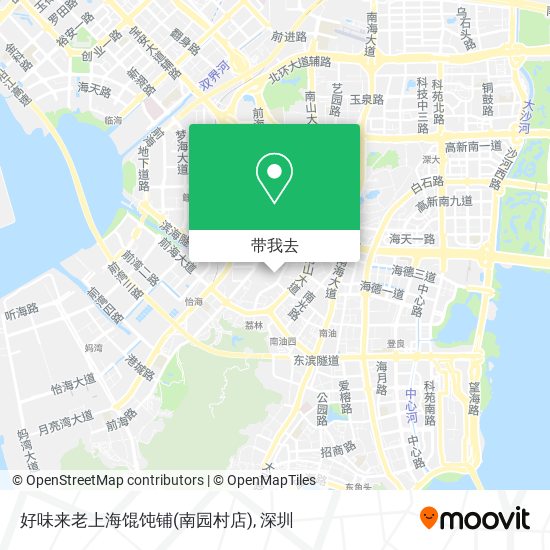 好味来老上海馄饨铺(南园村店)地图