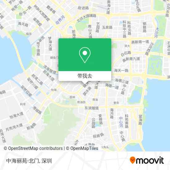 中海丽苑-北门地图