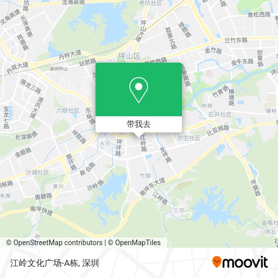 江岭文化广场-A栋地图