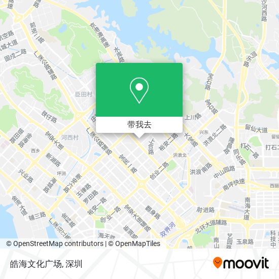 皓海文化广场地图