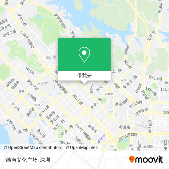 皓海文化广场地图