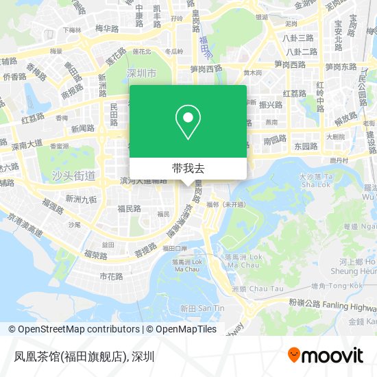 凤凰茶馆(福田旗舰店)地图
