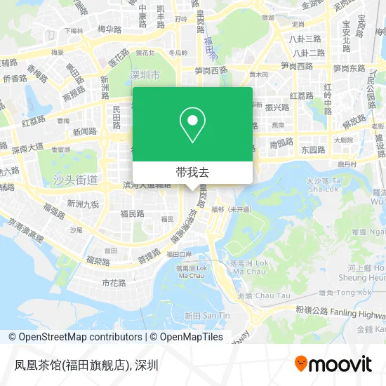 凤凰茶馆(福田旗舰店)地图