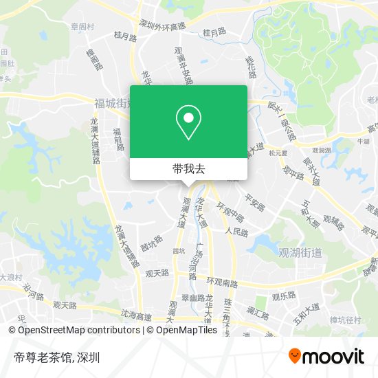 帝尊老茶馆地图