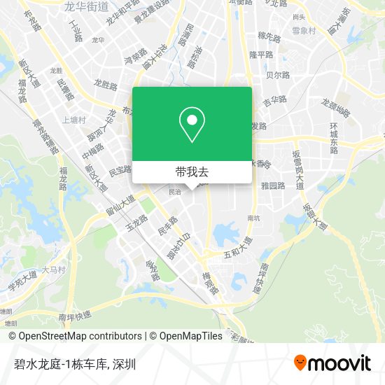 碧水龙庭-1栋车库地图