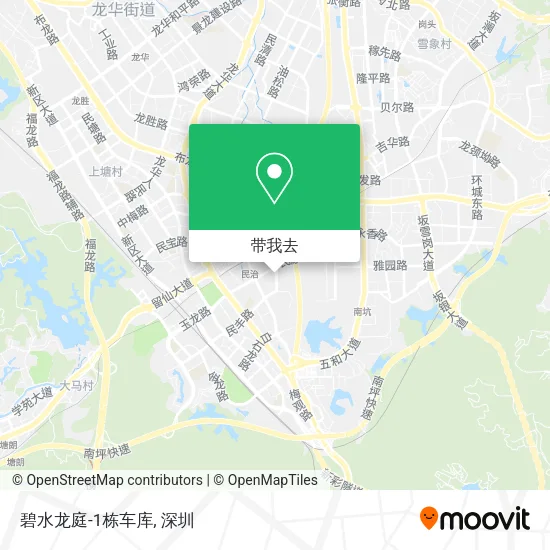 碧水龙庭-1栋车库地图
