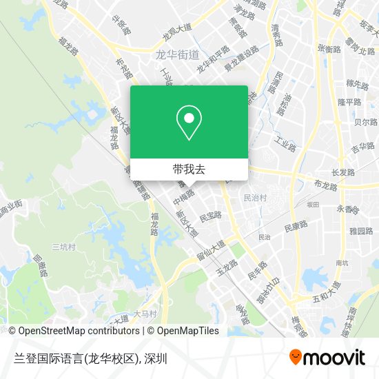 兰登国际语言(龙华校区)地图