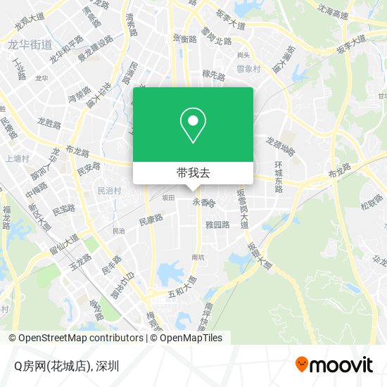 Q房网(花城店)地图