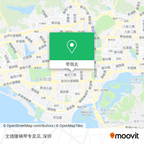 文德隆钢琴专卖店地图
