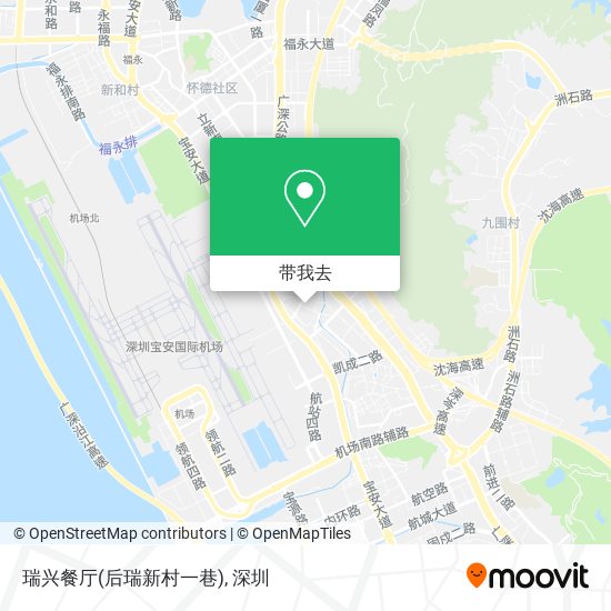 瑞兴餐厅(后瑞新村一巷)地图