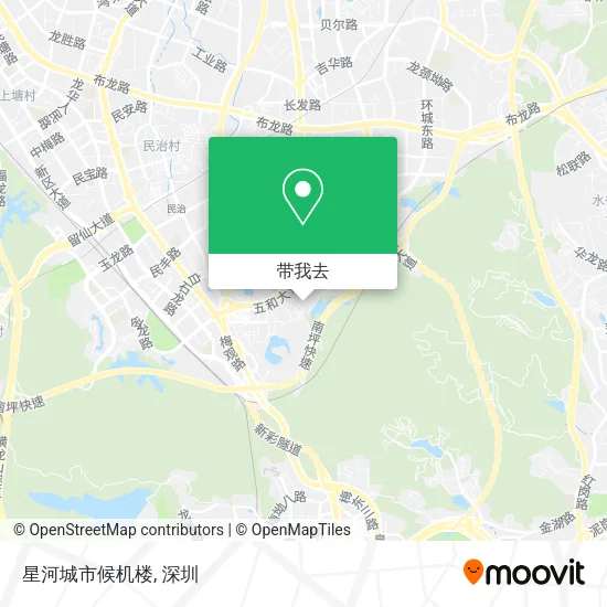 星河城市候机楼地图