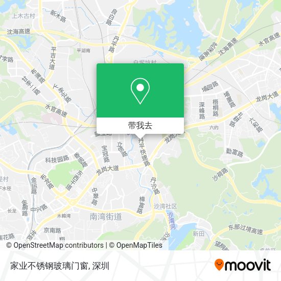 家业不锈钢玻璃门窗地图