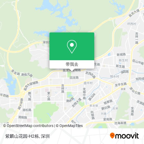 紫麟山花园-H2栋地图