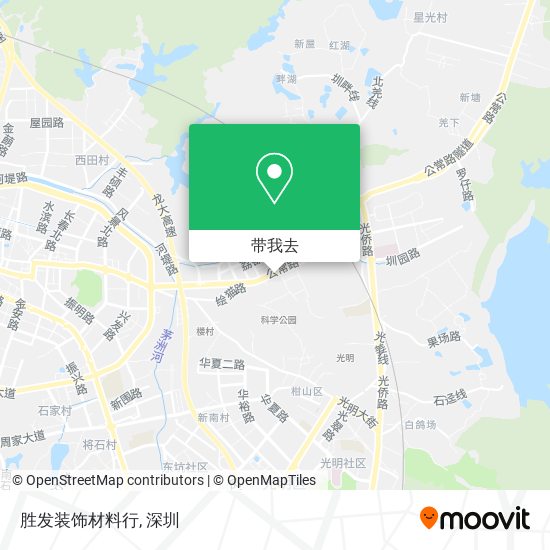 胜发装饰材料行地图