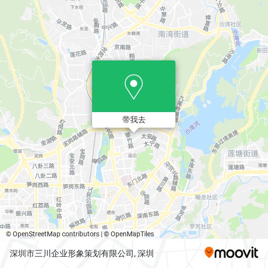 深圳市三川企业形象策划有限公司地图