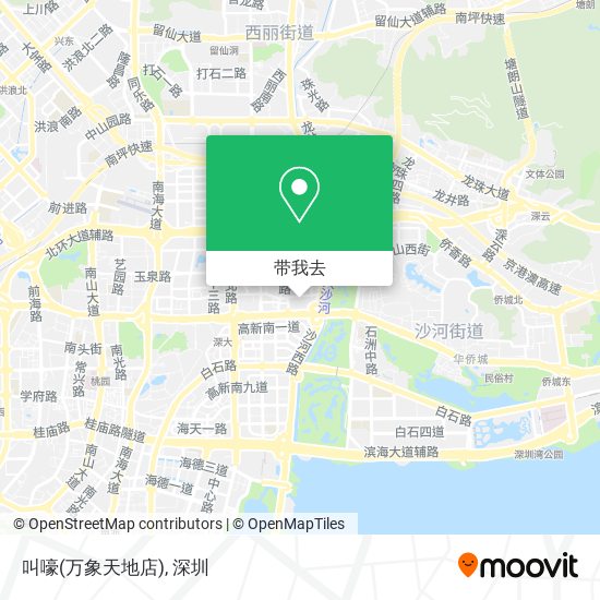 叫嚎(万象天地店)地图