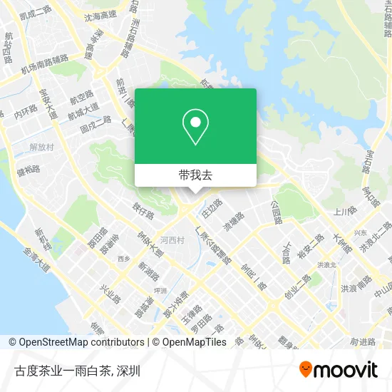 古度茶业一雨白茶地图