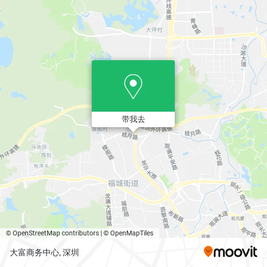 大富商务中心地图