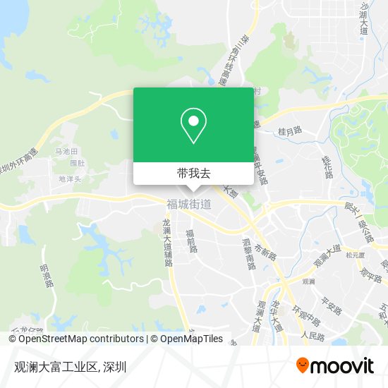 观澜大富工业区地图