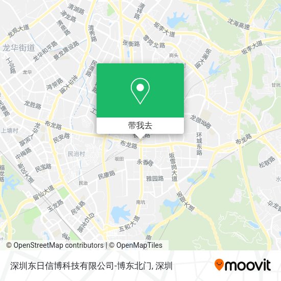 深圳东日信博科技有限公司-博东北门地图