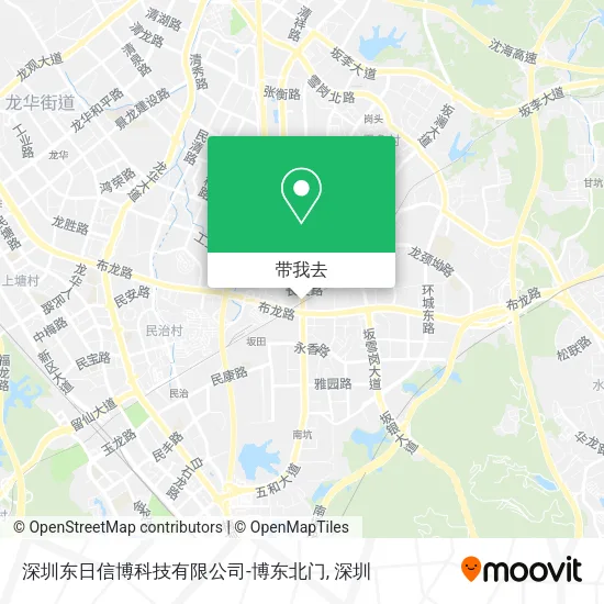 深圳东日信博科技有限公司-博东北门地图