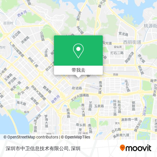 深圳市中卫信息技术有限公司地图