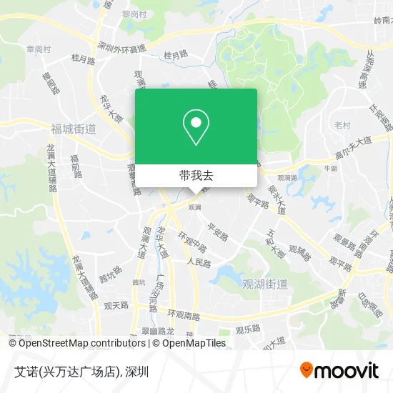 艾诺(兴万达广场店)地图