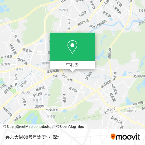 兴东大街88号星途实业地图