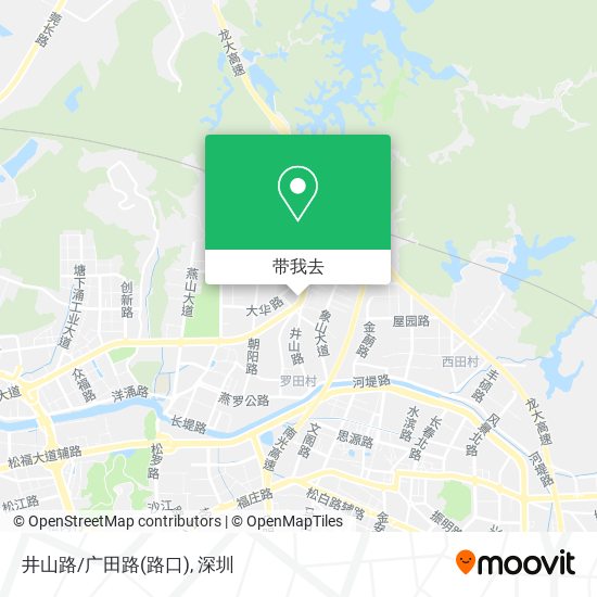 井山路/广田路(路口)地图