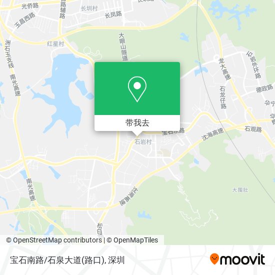 宝石南路/石泉大道(路口)地图