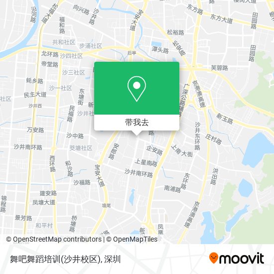 舞吧舞蹈培训(沙井校区)地图