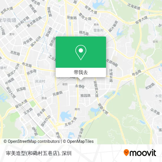 审美造型(和磡村五巷店)地图