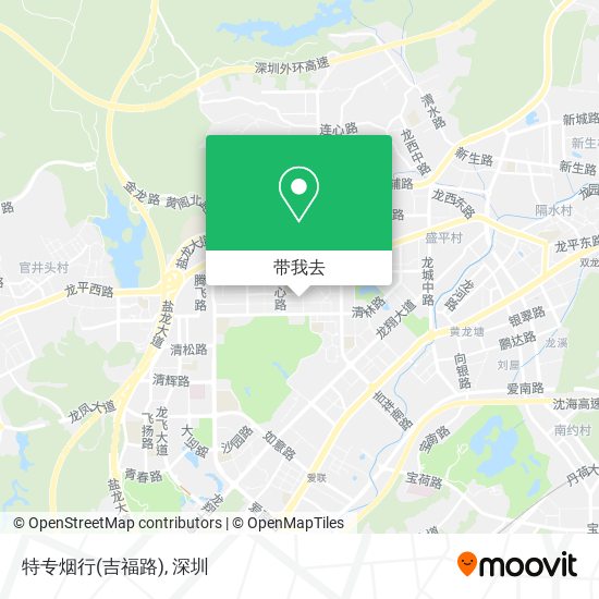 特专烟行(吉福路)地图
