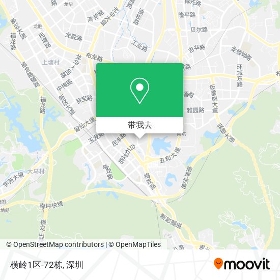 横岭1区-72栋地图